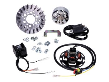 Ignition 60W 71mm pole wheel 15x11mm cone for Zündapp Bergsteiger M 25, 50, C 50 Super, Sport, Super Combinette 429, 433, Sport 3 speed