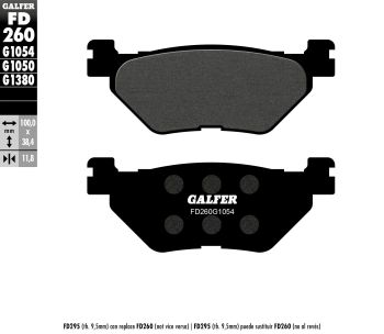 BRAKE PAD SEMI METAL