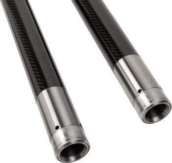 FORK TUBE 49MM 22 7/8 STOCK BLACK CARBON FIBER