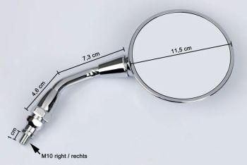 MIRROR CHROME RIGHT EC STEM