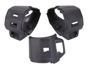 switch fitting set Power1 matt black for Vespa Primavera, Sprint 13-17