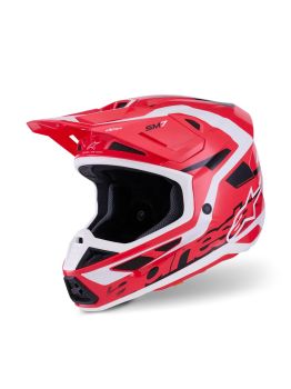 HELMET SM7 DEED RED/BLK/WH S