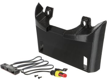 license plate holder and license plate light Moto Nostra, Shorty unpainted for Vespa GTS 125/300 HPE