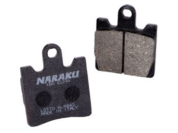 brake pads Naraku organic for Suzuki AN Burgman 250, 400 -2006, SYM GTS 250 Joymax -2006