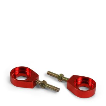 TENDEURS ALU DE CHAINE ROND - Ø15MM ROUGE