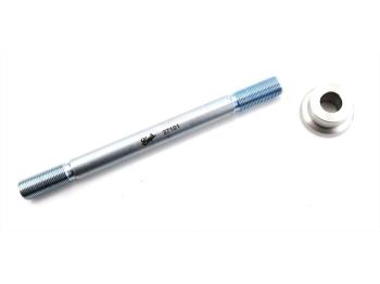 Axle Pränafa steel M12 x 155 for Hercules K 50 SL RL, Supra 4 GP MK 2, KTM, DKW, Rixe Mokick, moped