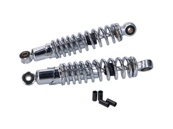 shock absorber set rear 260mm chromed