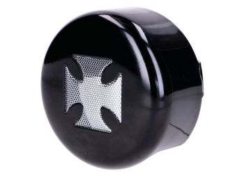 Horn cover Iron Cross black for Harley Davidson V-Rod