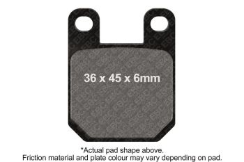 BRAKE PAD CARBON TT DIRT